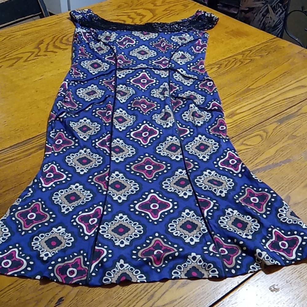 Diane Von Furstenberg Womens SMALL ? Preowned Cocktail Party Classic Chic Summer